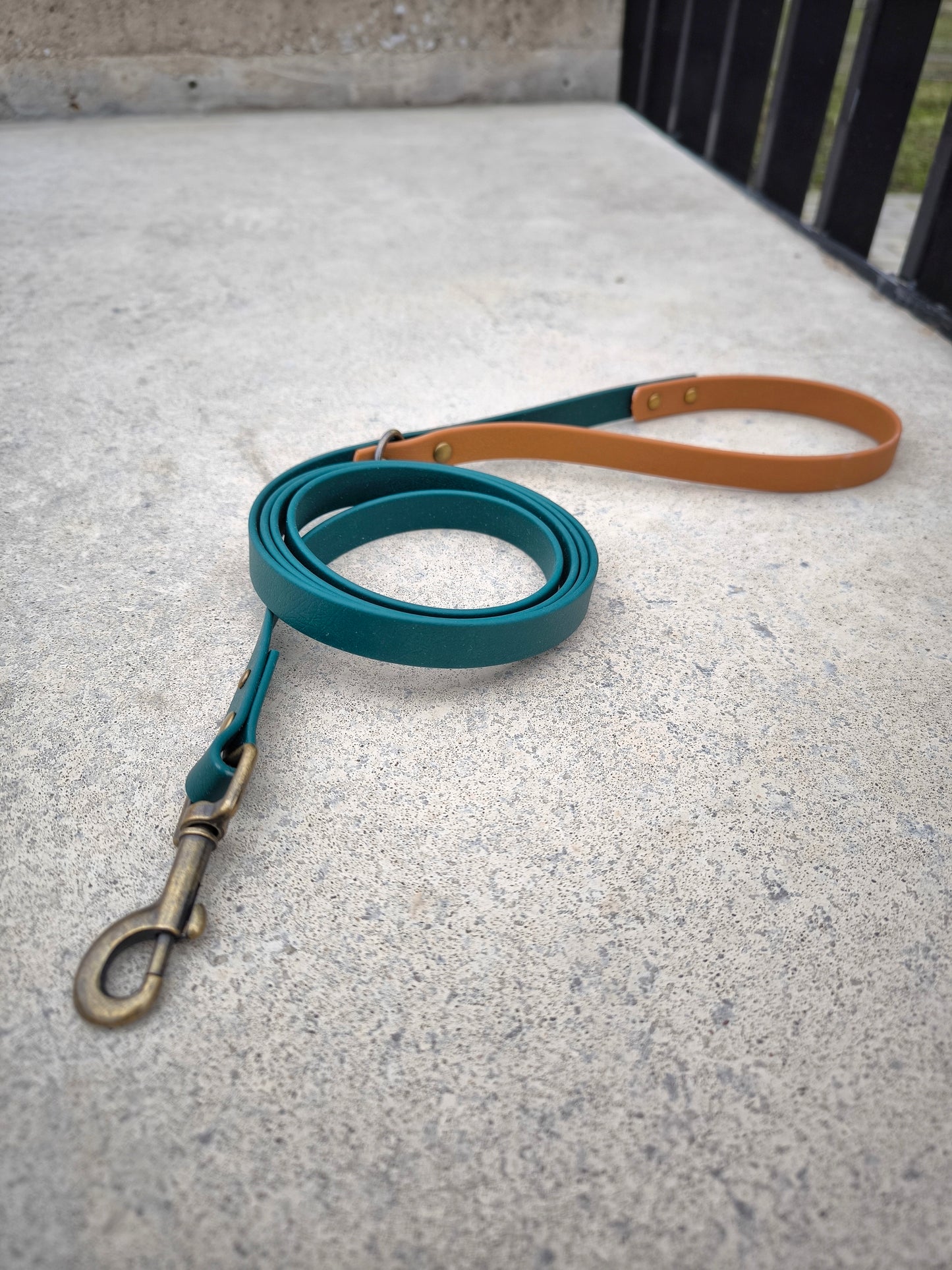 Biothane Waterproof Leash 1.6m Emerald Green