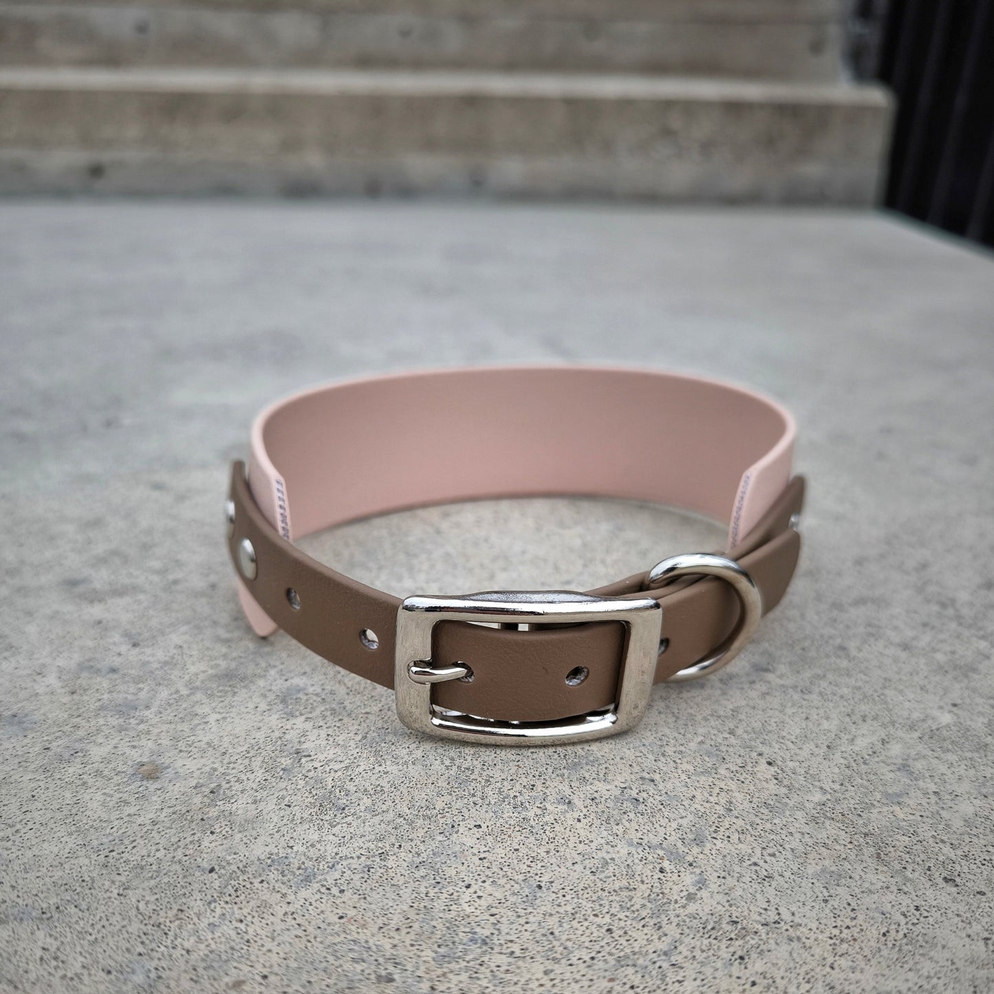 Biothane 38mm wide Blush Pink