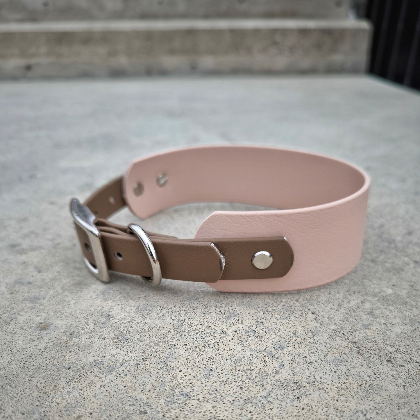 Biothane 38mm wide Blush Pink