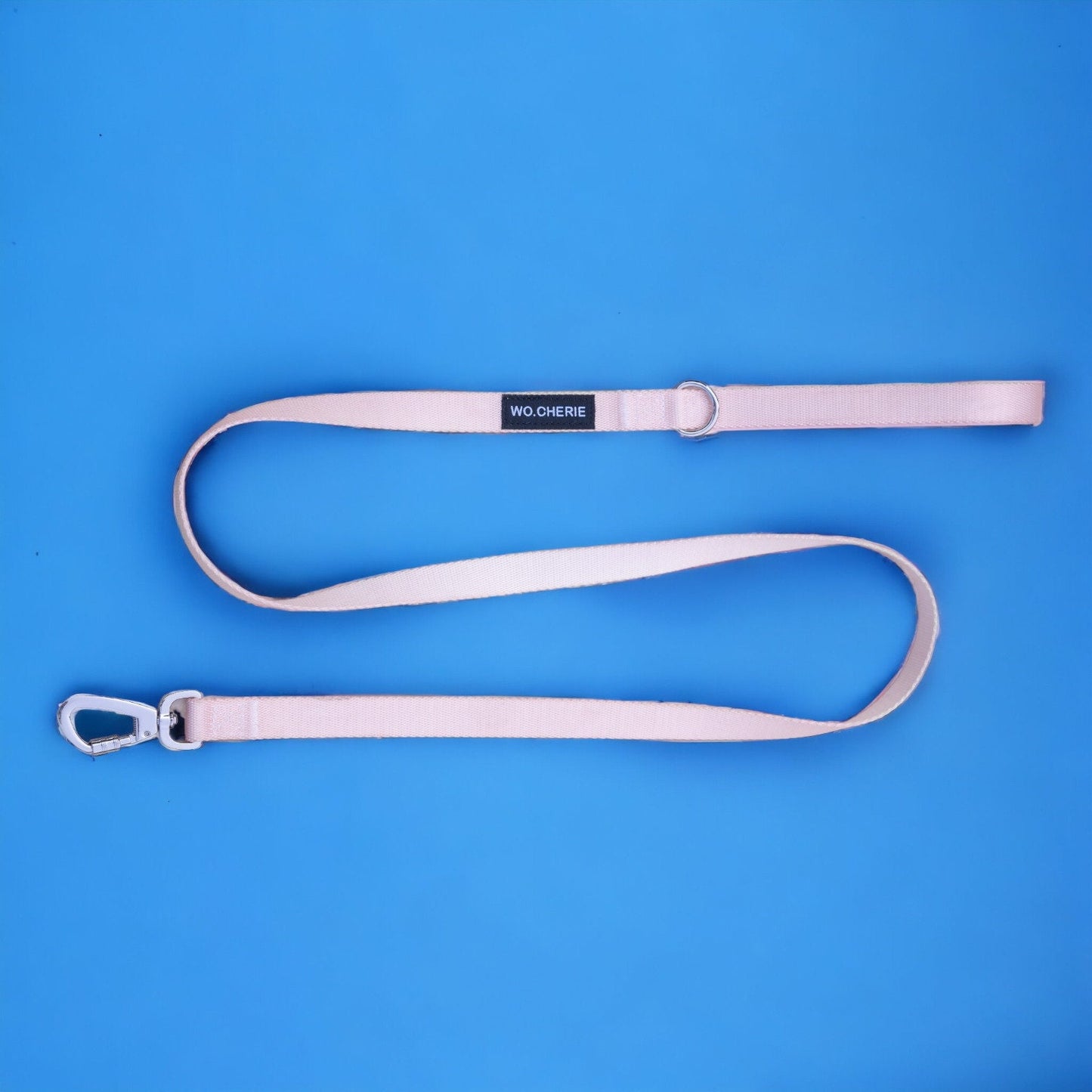 Pink dog leash with padded handle, 140cm dog lead